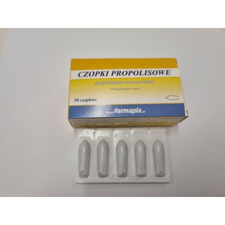 Czopki propolisowe
